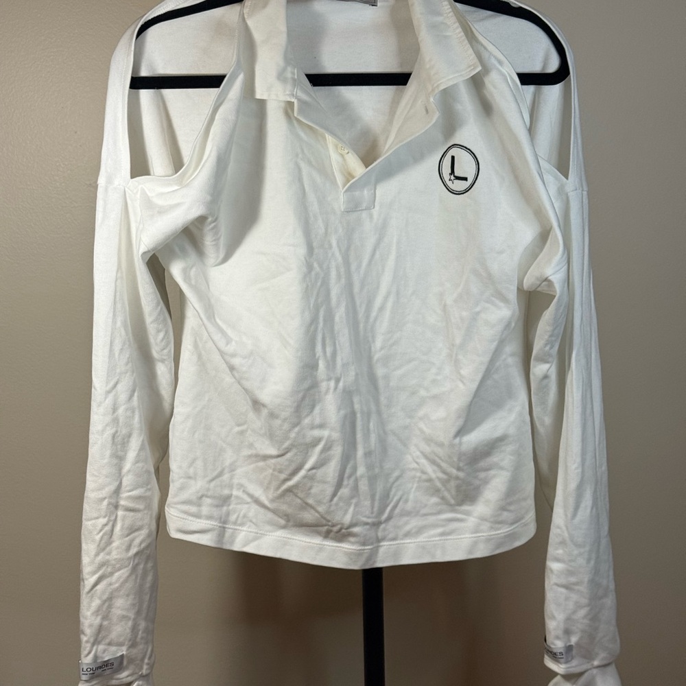 Lourdes White Long Sleeve Shirt - Picture 3 of 11